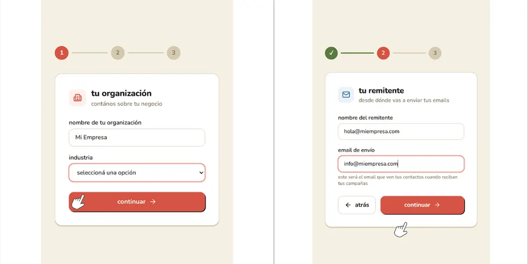 Primeros pasos