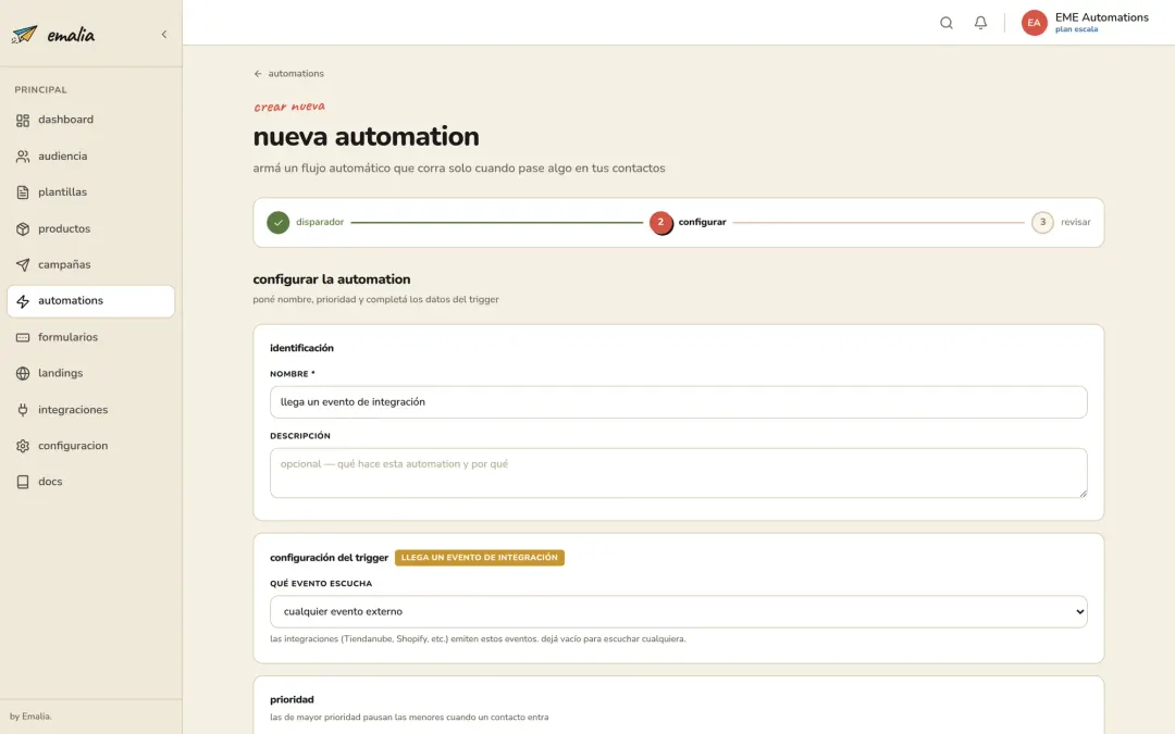 Cómo crear una secuencia post-compra automática en Emalia