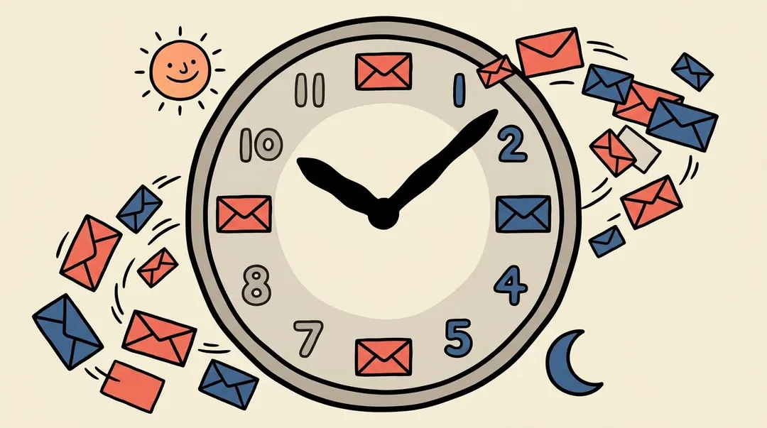 ¿Cuál es la mejor hora para enviar emails?