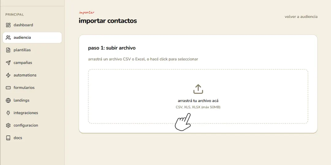 Migrá tus contactos