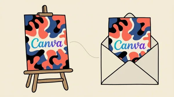 un diseno de Canva que entra al editor en bloques editables